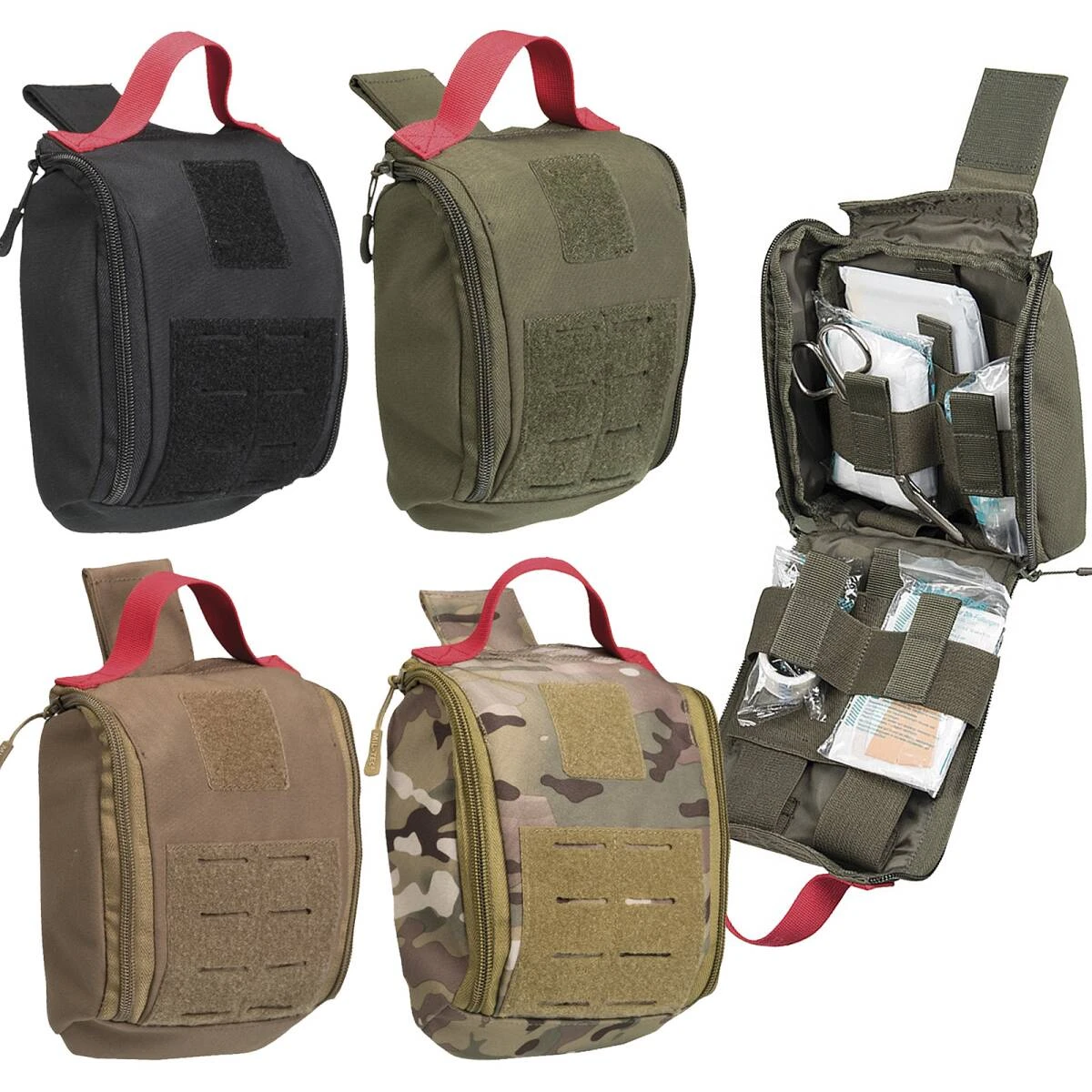 Mil-Tec IFAK Pouch Laser Cut 25 Tlg. Versch. Farben 3 Mil-Tec IFAK Pouch Laser Cut 25 Tlg. Versch. Farben