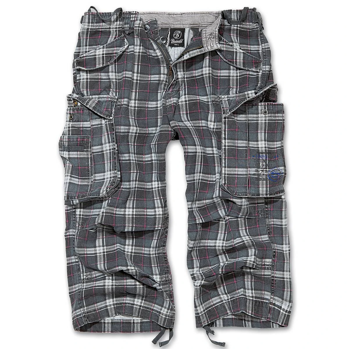 Brandit Industry 3/4 Pants Darkgrey-purple 3 Brandit Industry 3/4 Pants Darkgrey-purple