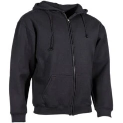 Kapuzen Sweatshirtjacke Schwarz