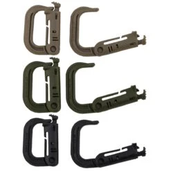Karabiner Plastik Molle 2er Pack Versch. Farben