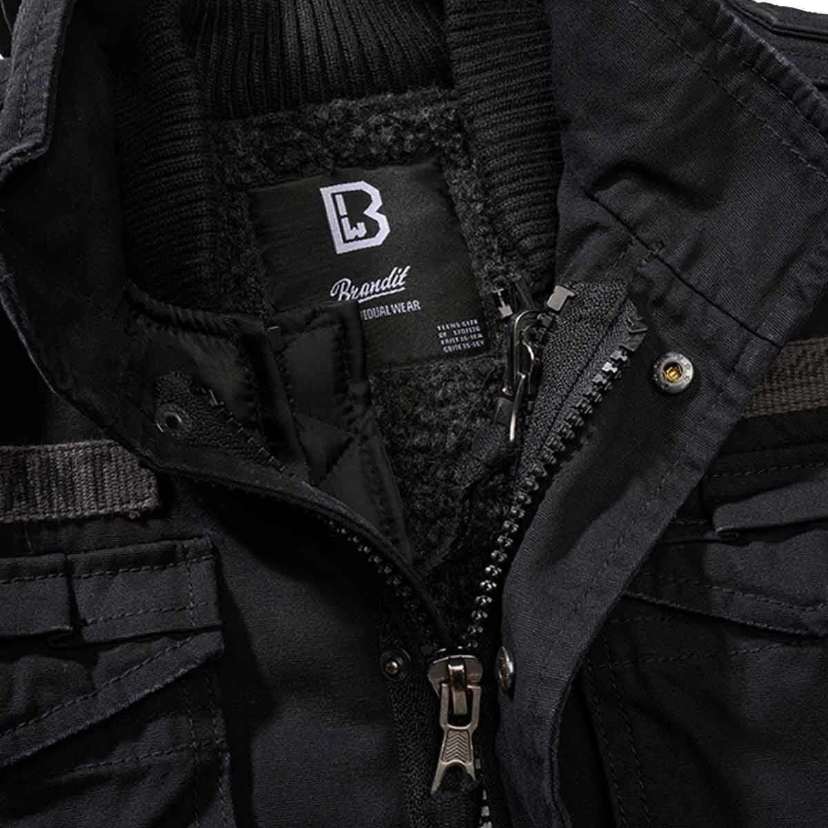 Brandit Kids M65 Giant Jacke Schwarz 5 Brandit Kids M65 Giant Jacke Schwarz – Bild 3
