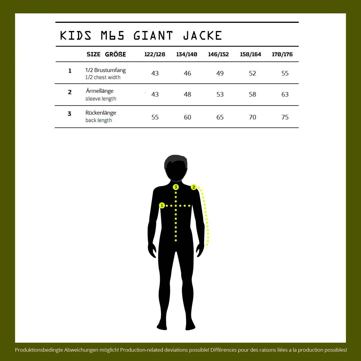 Brandit Kids M65 Giant Jacke Schwarz 7 Brandit Kids M65 Giant Jacke Schwarz – Bild 5