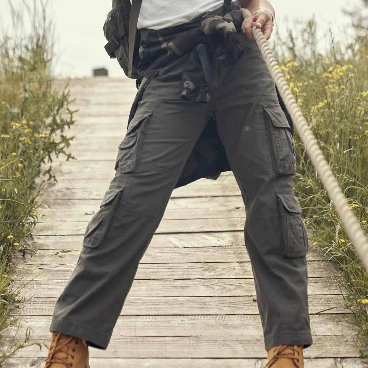 Brandit Kids Pure Trouser Oliv 6 Brandit Kids Pure Trouser Oliv – Bild 4