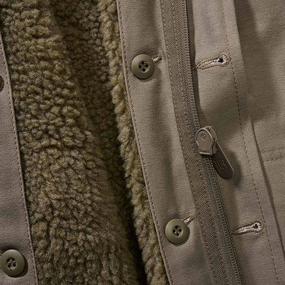 Brandit Kinder BW Parka Oliv 6 Brandit Kinder BW Parka Oliv – Bild 4