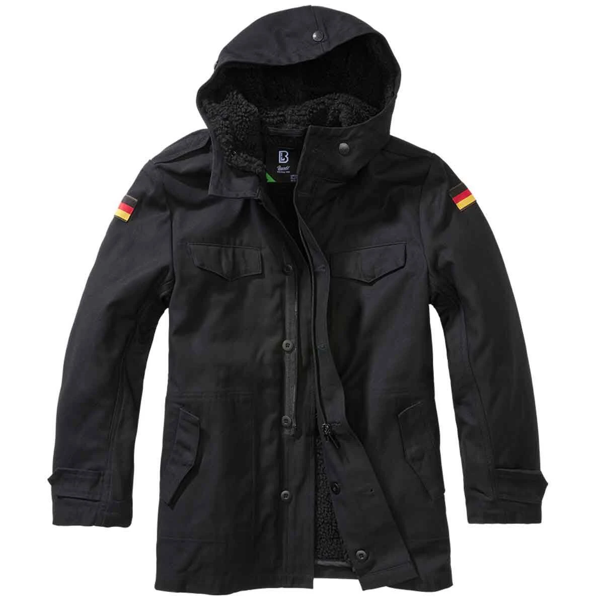 Brandit Kinder BW Parka Schwarz 3 Brandit Kinder BW Parka Schwarz