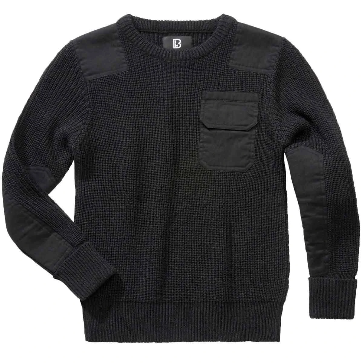Brandit Kinder BW Pullover Schwarz 3 Brandit Kinder BW Pullover Schwarz