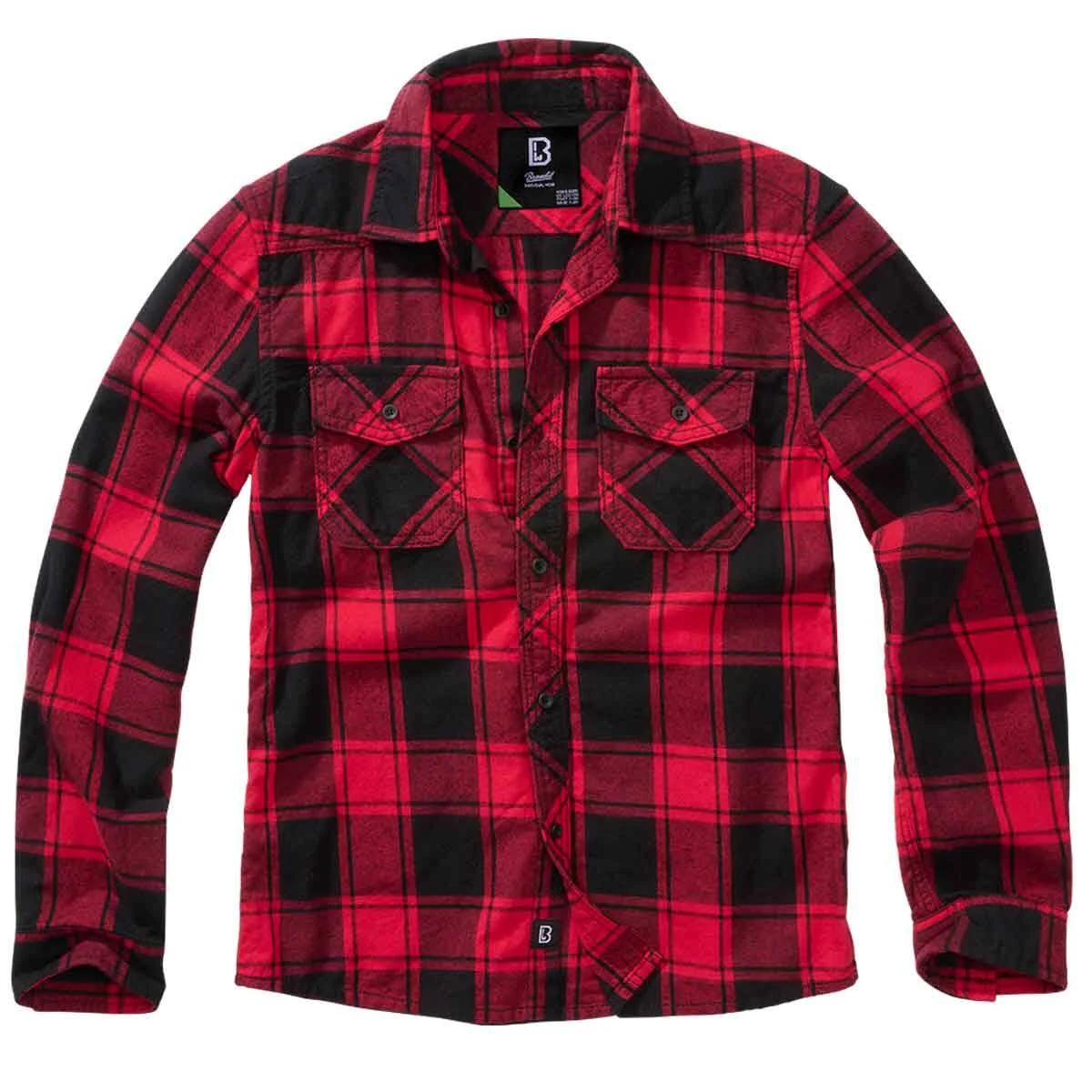 Brandit Kinder Checkshirt Rot-schwarz 3 Brandit Kinder Checkshirt Rot-schwarz