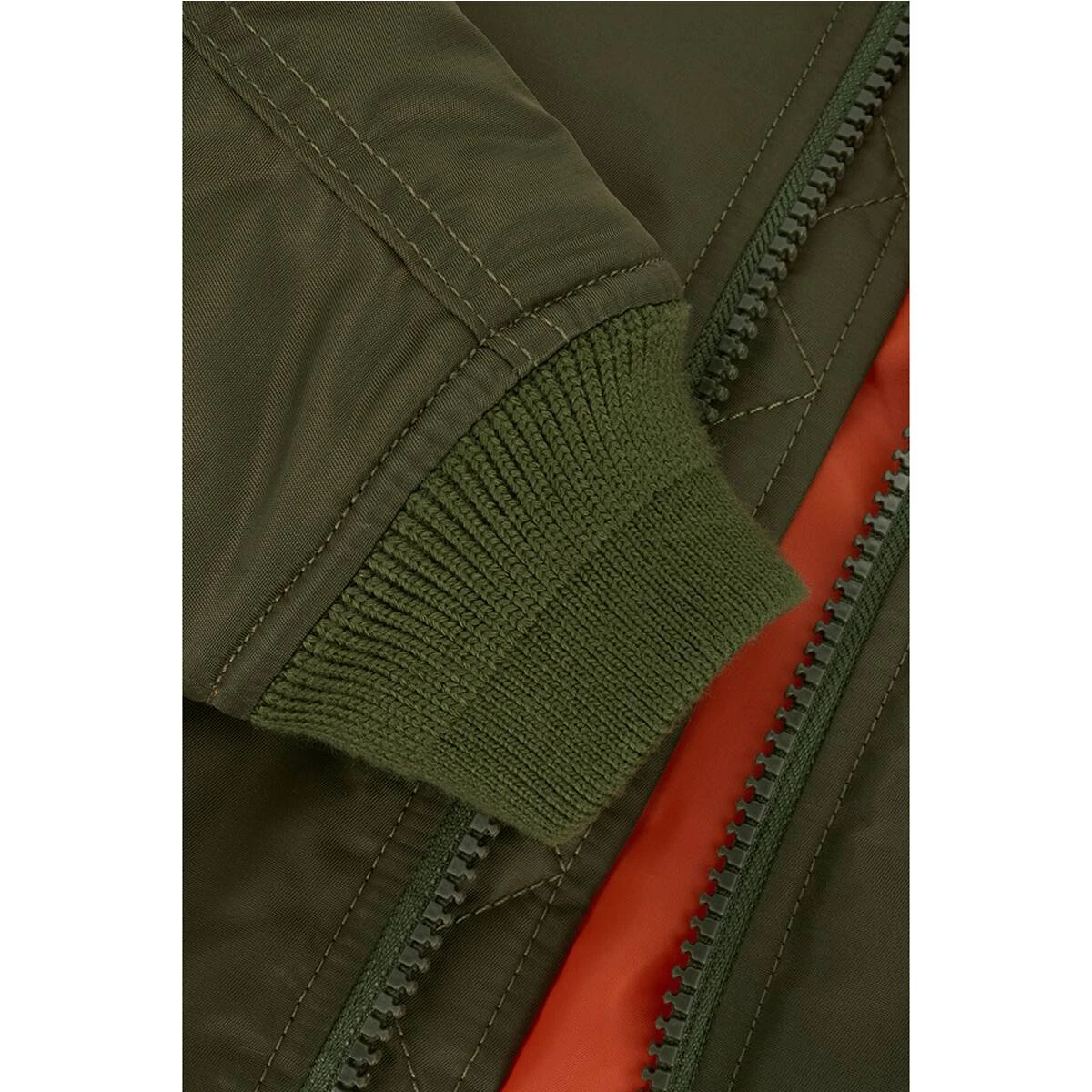 Brandit Kinder Jacke MA1 Oliv 6 Brandit Kinder Jacke MA1 Oliv – Bild 4