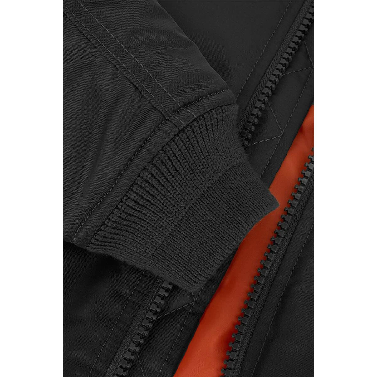 Brandit Kinder Jacke MA1 Schwarz 6 Brandit Kinder Jacke MA1 Schwarz – Bild 4