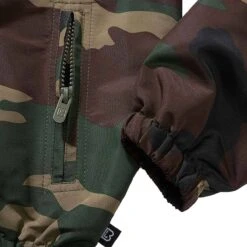 Brandit Kinder Sommer Windbreaker Frontzip Woodland -Outdoorfan Geschaft kinder sommer windbreaker frontzip woodland3