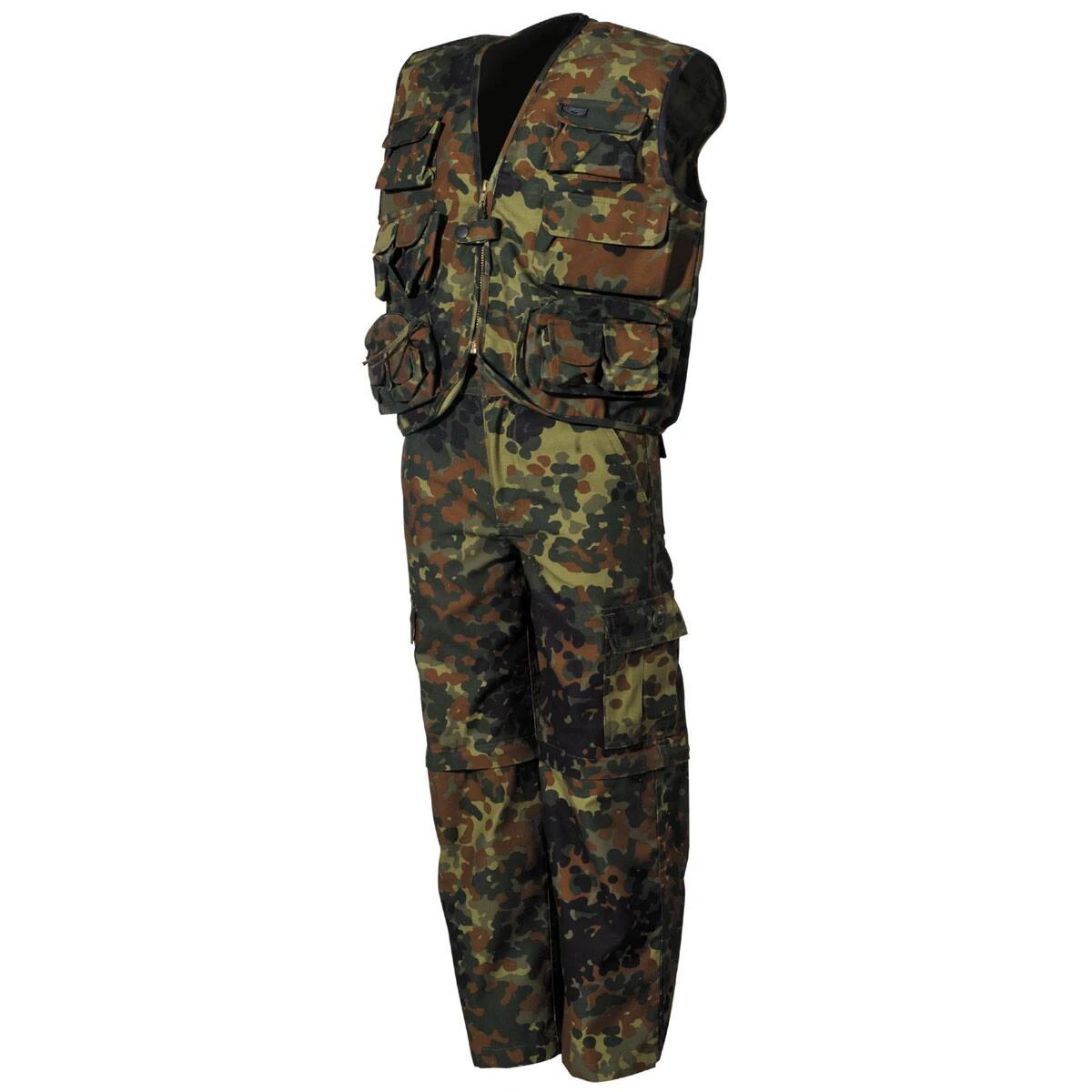 Kinder Survival-Anzug, Flecktarn 3 Kinder Survival-Anzug, Flecktarn