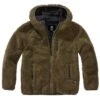 Brandit Kinder Teddyfleece Jacke Oliv