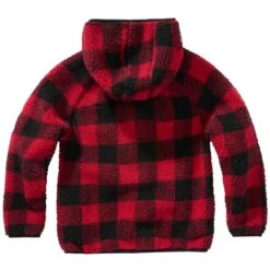 Brandit Kinder Teddyfleece Jacke Rot-schwarz 8 Brandit Kinder Teddyfleece Jacke Rot-schwarz -Outdoorfan Geschaft kinder teddyfleece jacke rot schwarz2 1