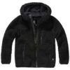 Brandit Kinder Teddyfleece Jacke Schwarz -Outdoorfan Geschaft kinder teddyfleece jacke schwarz