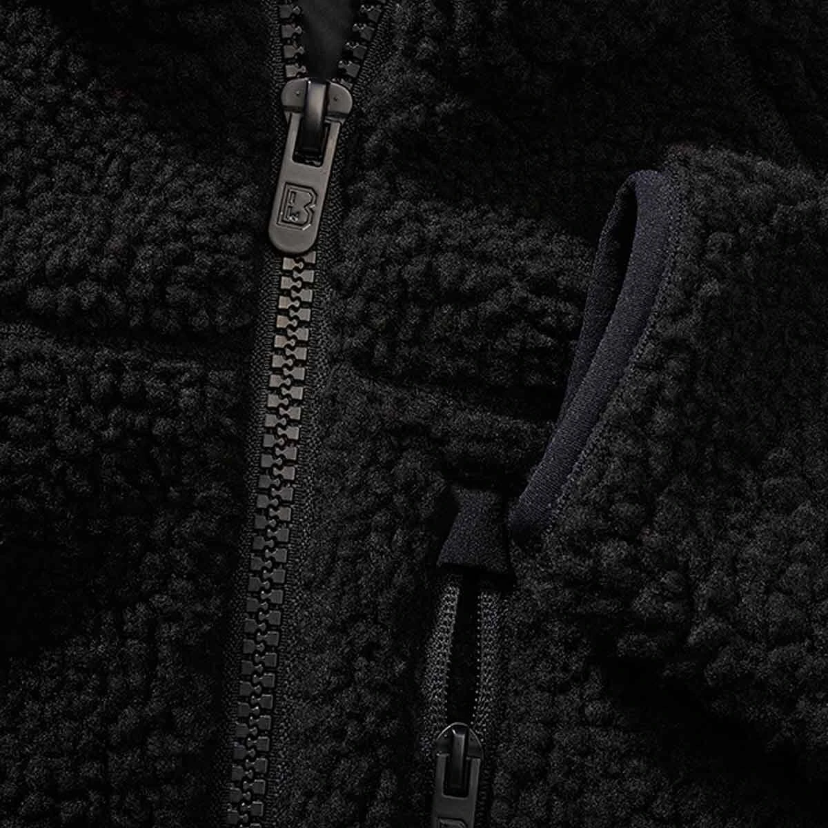 Brandit Kinder Teddyfleece Jacke Schwarz 5 Brandit Kinder Teddyfleece Jacke Schwarz – Bild 3