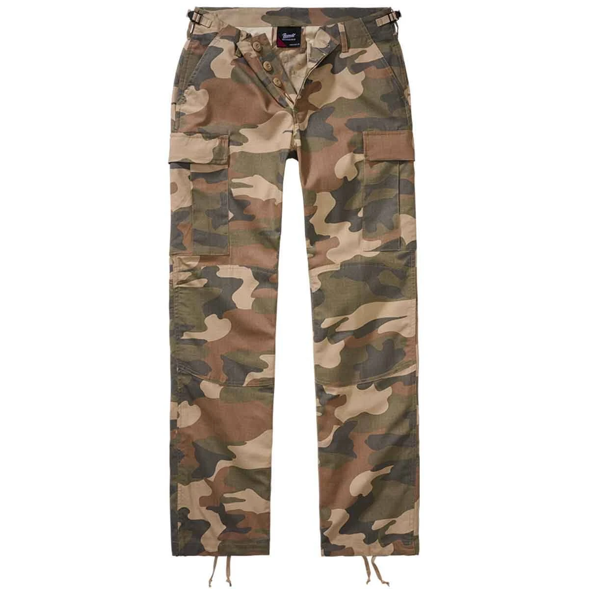 Brandit Ladies BDU Ripstop Hose Light Woodland 3 Brandit Ladies BDU Ripstop Hose Light Woodland