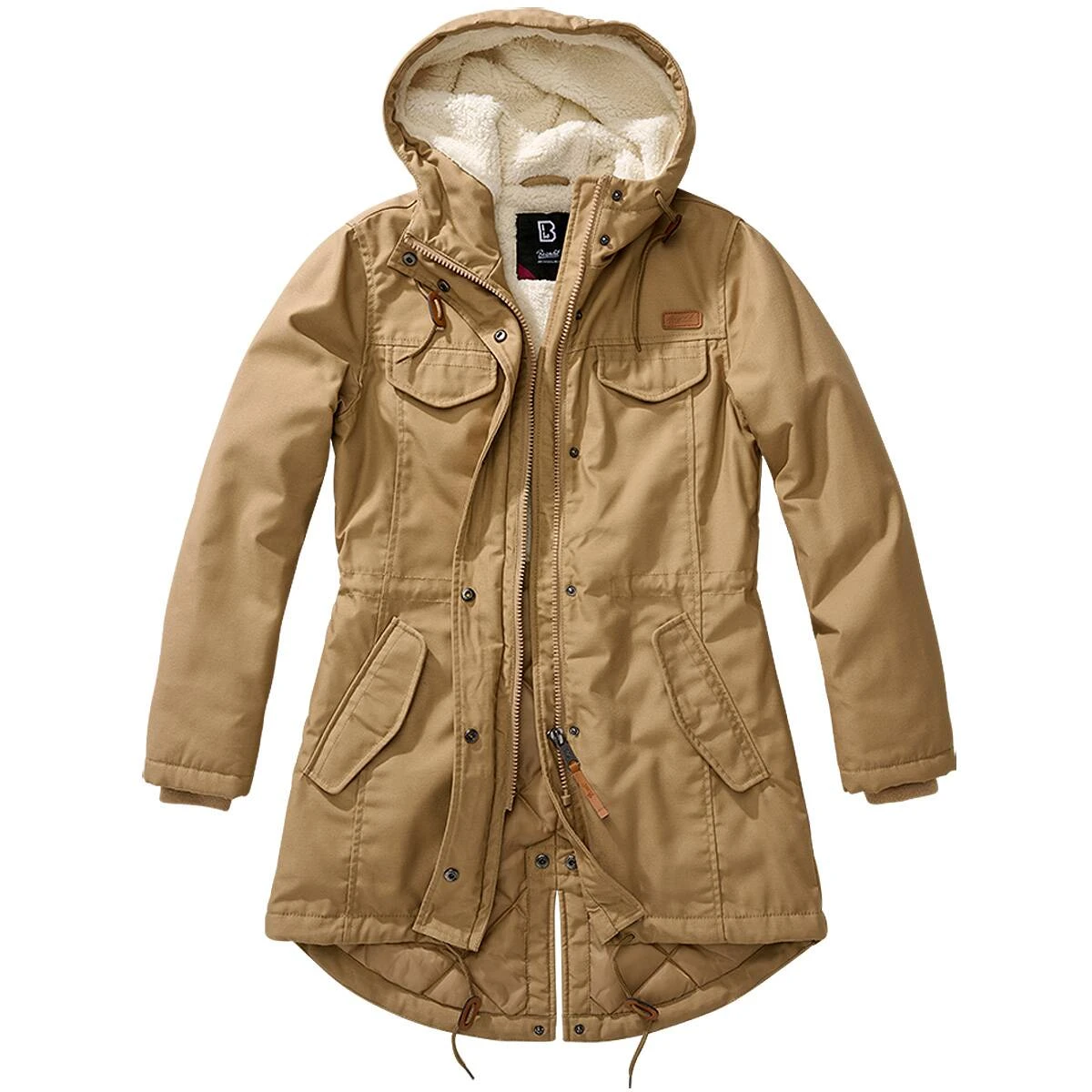 Brandit Ladies Marsh Lake Parka Camel 3 Brandit Ladies Marsh Lake Parka Camel