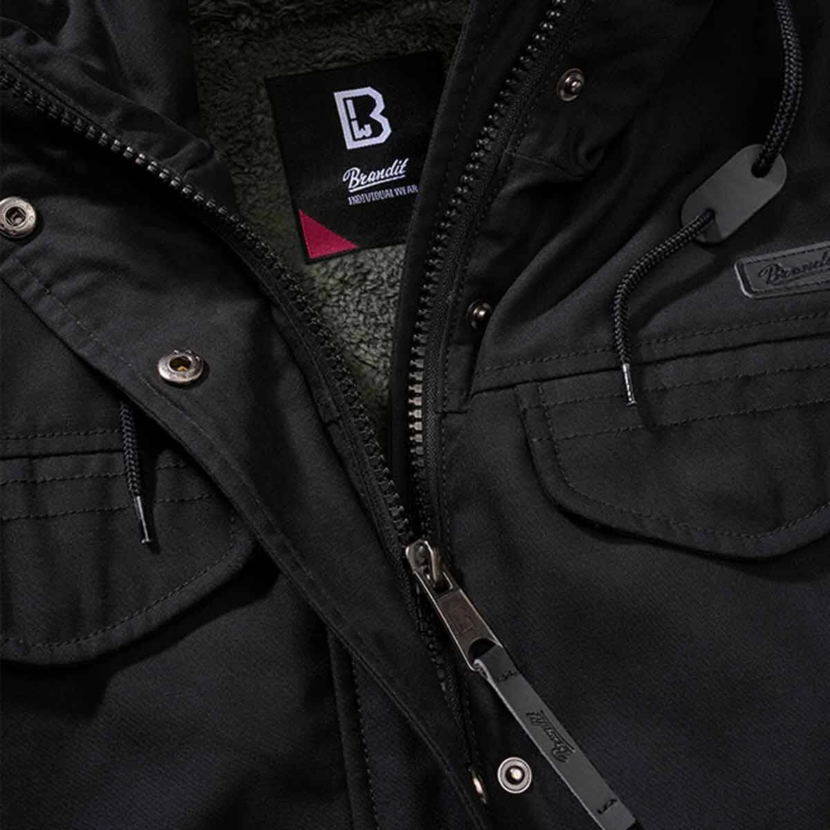 Brandit Ladies Marsh Lake Parka Schwarz 6 Brandit Ladies Marsh Lake Parka Schwarz – Bild 4