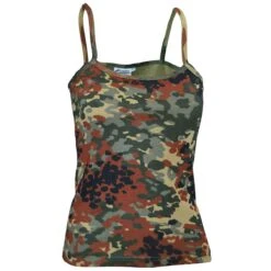Ladies Spaghetti Top Flecktarn