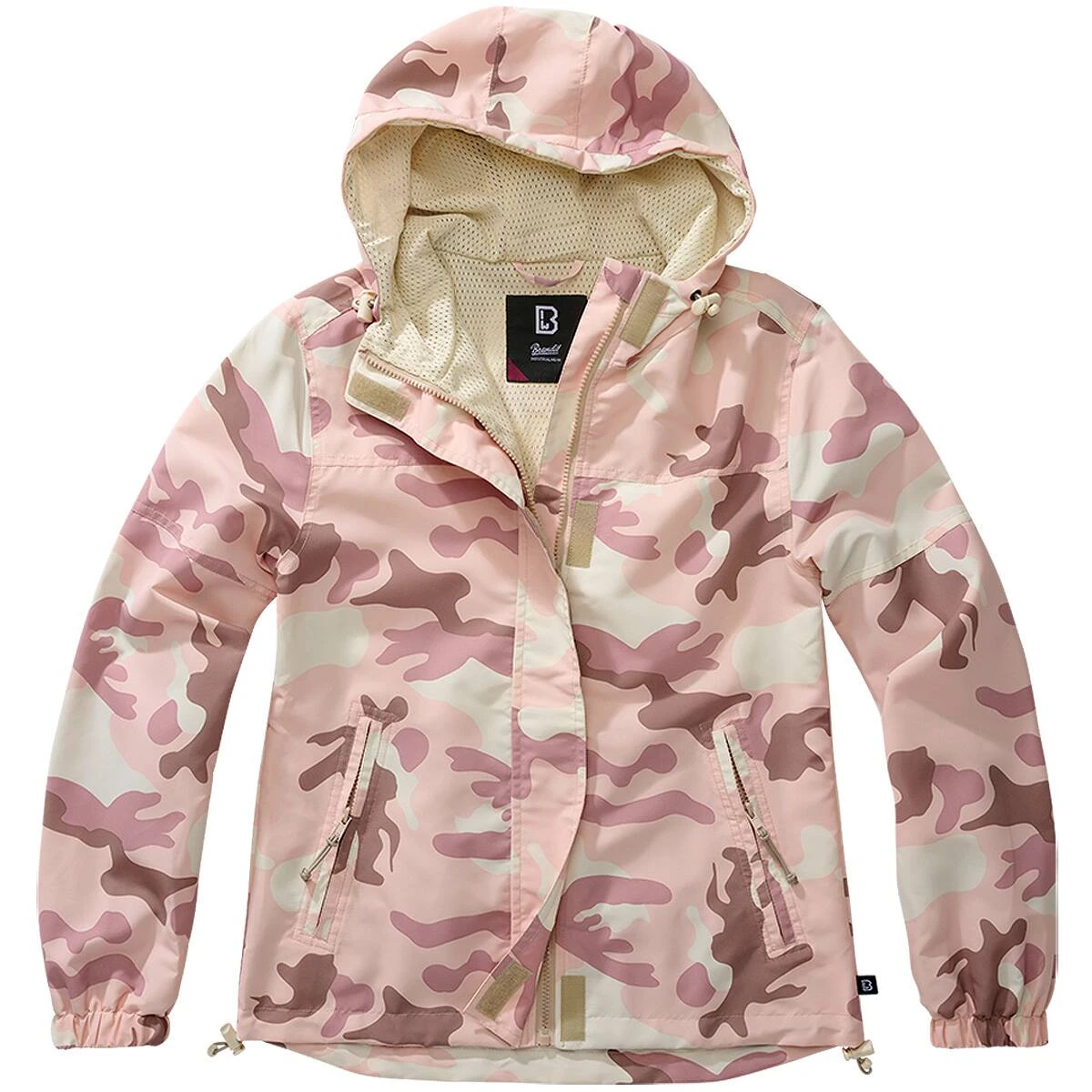 Brandit Ladies Summer Windbreaker Frontzip Candy-camo 3 Brandit Ladies Summer Windbreaker Frontzip Candy-camo