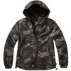 Brandit Ladies Summer Windbreaker Frontzip Darkcamo