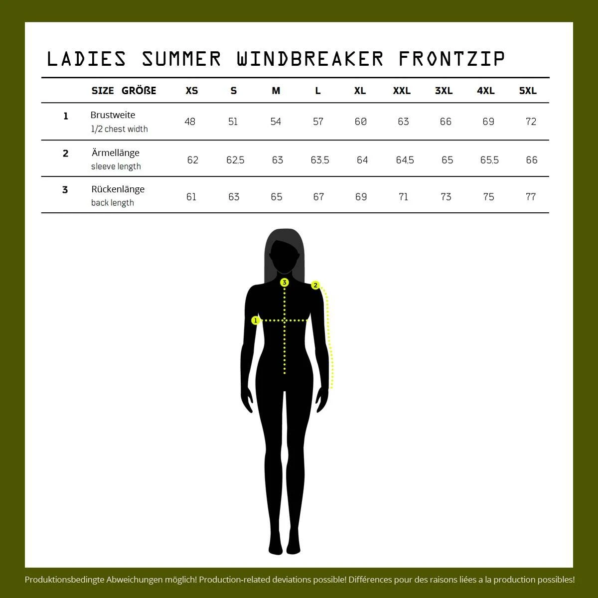 Brandit Ladies Summer Windbreaker Frontzip Oliv 7 Brandit Ladies Summer Windbreaker Frontzip Oliv – Bild 5