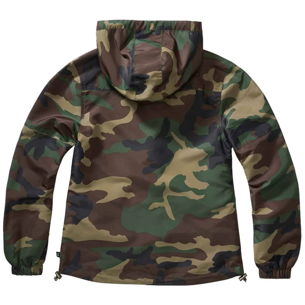 Brandit Ladies Summer Windbreaker Frontzip Woodland 4 Brandit Ladies Summer Windbreaker Frontzip Woodland – Bild 2