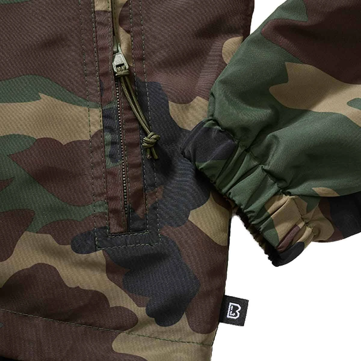 Brandit Ladies Summer Windbreaker Frontzip Woodland 6 Brandit Ladies Summer Windbreaker Frontzip Woodland – Bild 4