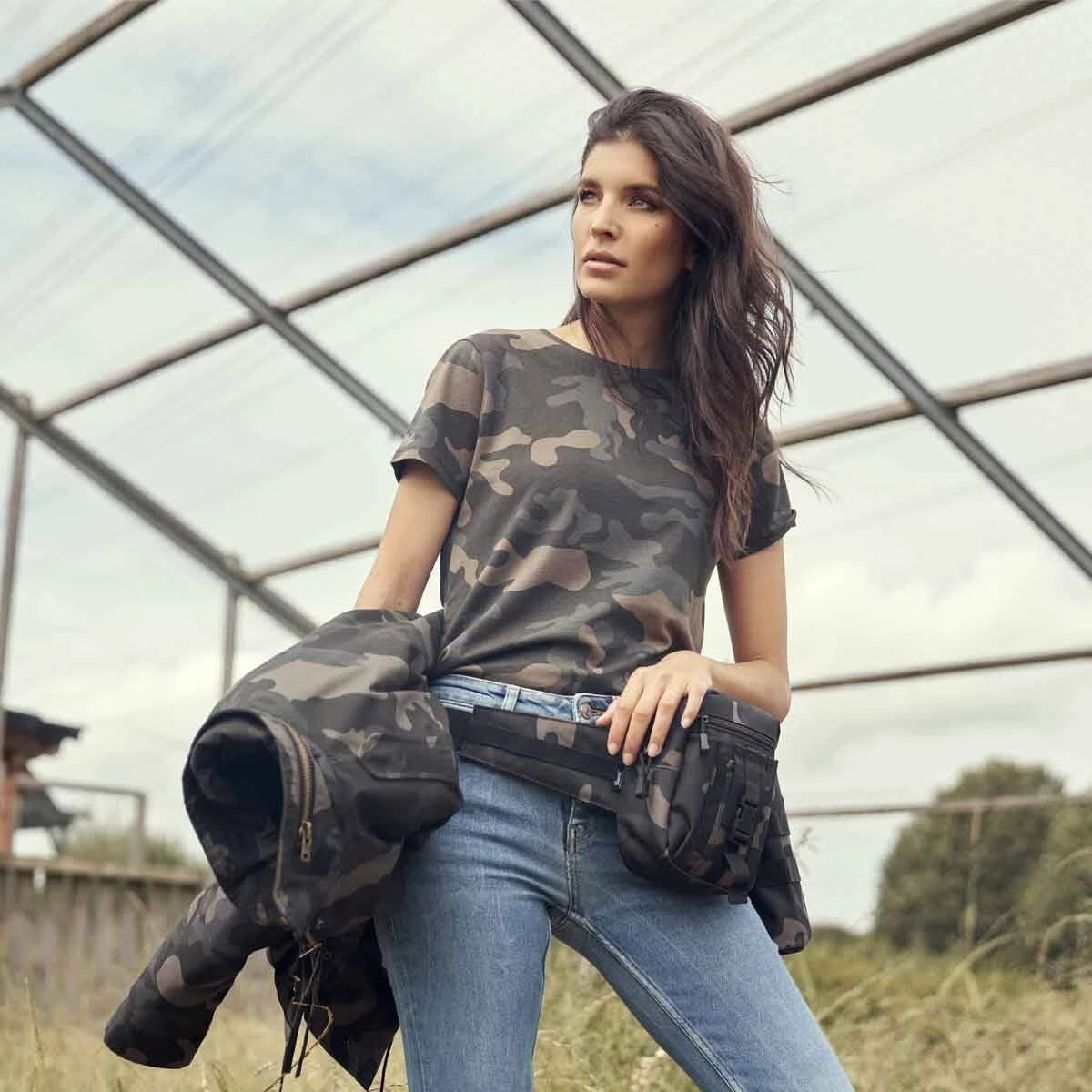 Brandit Ladies T-Shirt Flecktarn 5 Brandit Ladies T-Shirt Flecktarn – Bild 3