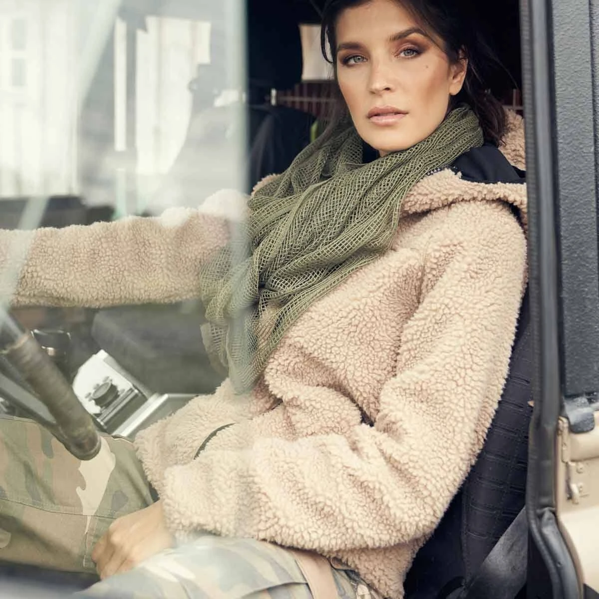 Brandit Ladies Teddyfleece Jacke Camel 6 Brandit Ladies Teddyfleece Jacke Camel – Bild 4