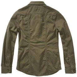 Brandit Ladies Vintage Shirt Langarm Oliv -Outdoorfan Geschaft ladies vintage shirt langarm oliv2