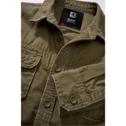 Brandit Ladies Vintage Shirt Langarm Oliv -Outdoorfan Geschaft ladies vintage shirt langarm oliv4 1