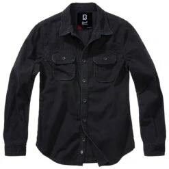 Brandit Ladies Vintage Shirt Langarm Schwarz