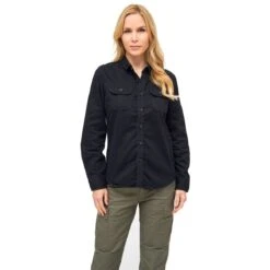 Brandit Ladies Vintage Shirt Langarm Schwarz 8 Brandit Ladies Vintage Shirt Langarm Schwarz -Outdoorfan Geschaft ladies vintage shirt langarm schwarz3 1