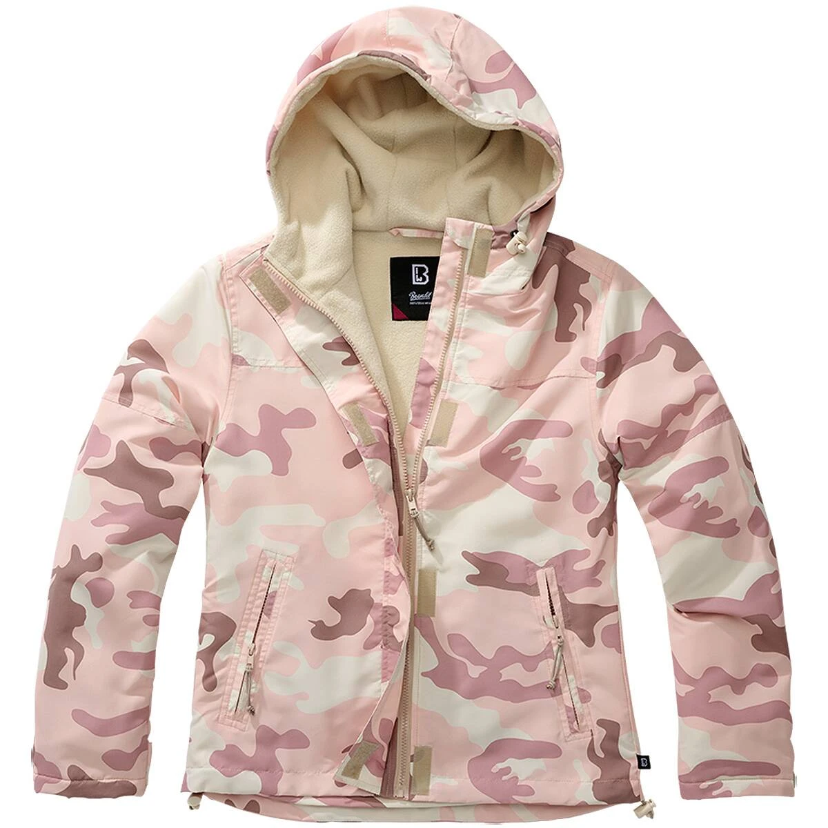 Brandit Ladies Windbreaker Frontzip Candy-camo 3 Brandit Ladies Windbreaker Frontzip Candy-camo
