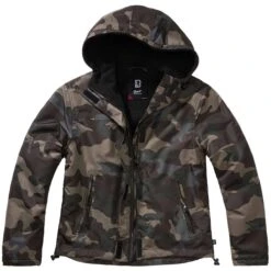Brandit Ladies Windbreaker Frontzip Darkcamo