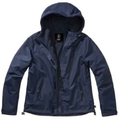 Brandit Ladies Windbreaker Frontzip Navy