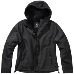 Brandit Ladies Windbreaker Frontzip Schwarz