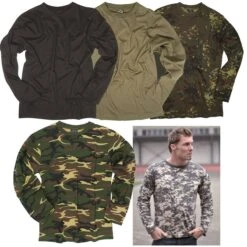 Mil-Tec Langarmshirt Woodland 7 Mil-Tec Langarmshirt Woodland -Outdoorfan Geschaft langarmshirt woodland3