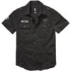 Brandit Luis Vintage Shirt Kurzarm Schwarz 2 Brandit Luis Vintage Shirt Kurzarm Schwarz -Outdoorfan Geschaft luis vintage shirt kurzarm schwarz