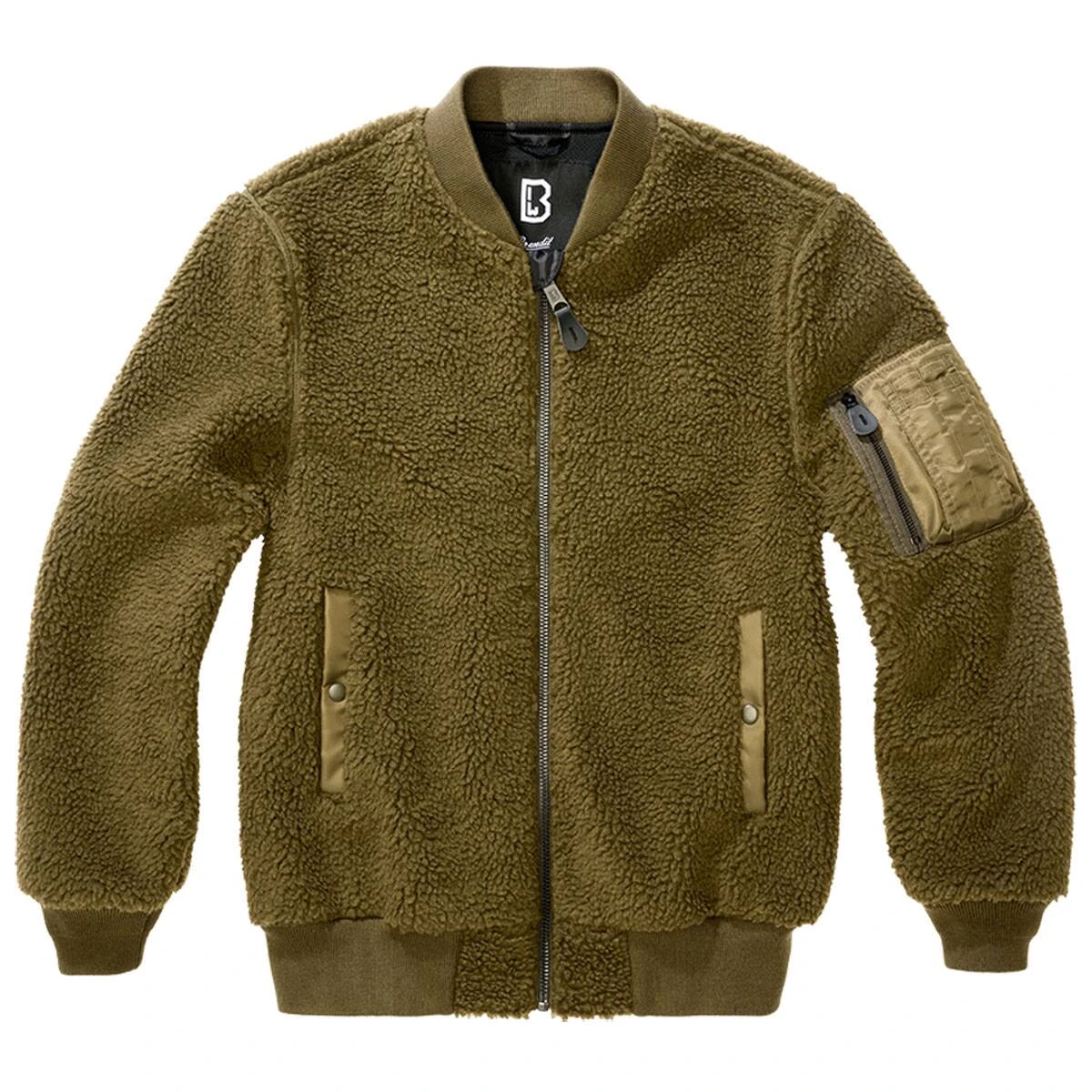 Brandit MA1 Sherpa Jacke Oliv 3 Brandit MA1 Sherpa Jacke Oliv
