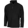 Microfleece Troyer Schwarz -Outdoorfan Geschaft microfleece troyer schwarz