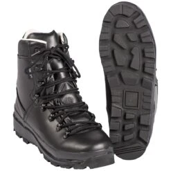 Mil-Tec BW Bergschuhe Schwarz