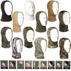 Multifunktionstuch Headgear Versch. Farben