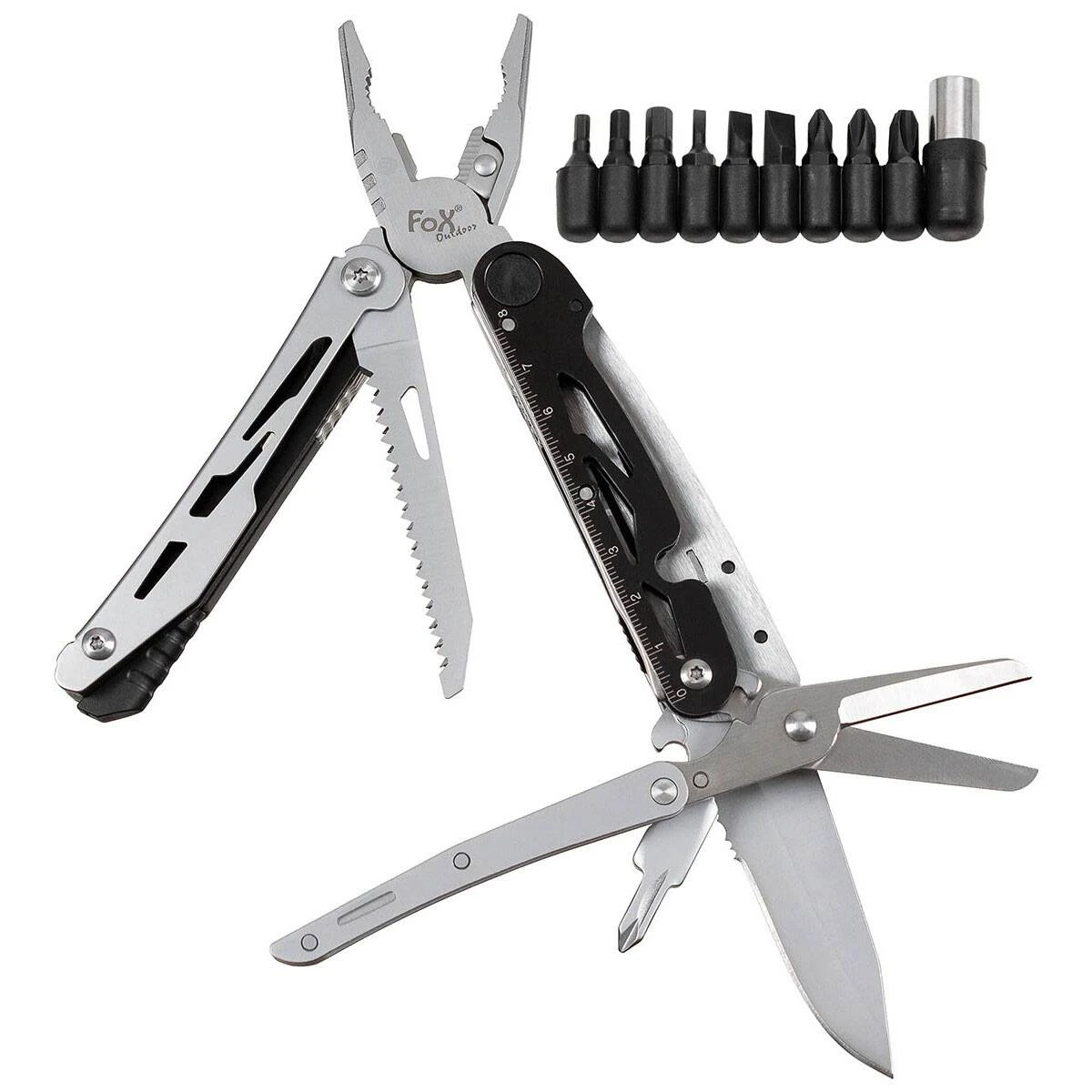 Multitool 7teilig Mit Schere Und Bitset 3 Multitool 7teilig Mit Schere Und Bitset