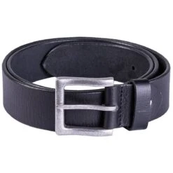 Mil-Tec Nappaleder Gürtel Schwarz