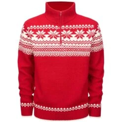 Brandit Norweger Pullover Troyer Rot