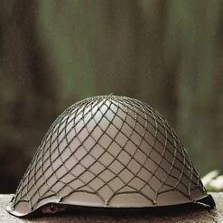 NVA Stahlhelm Mit Tarnnetz Gebraucht