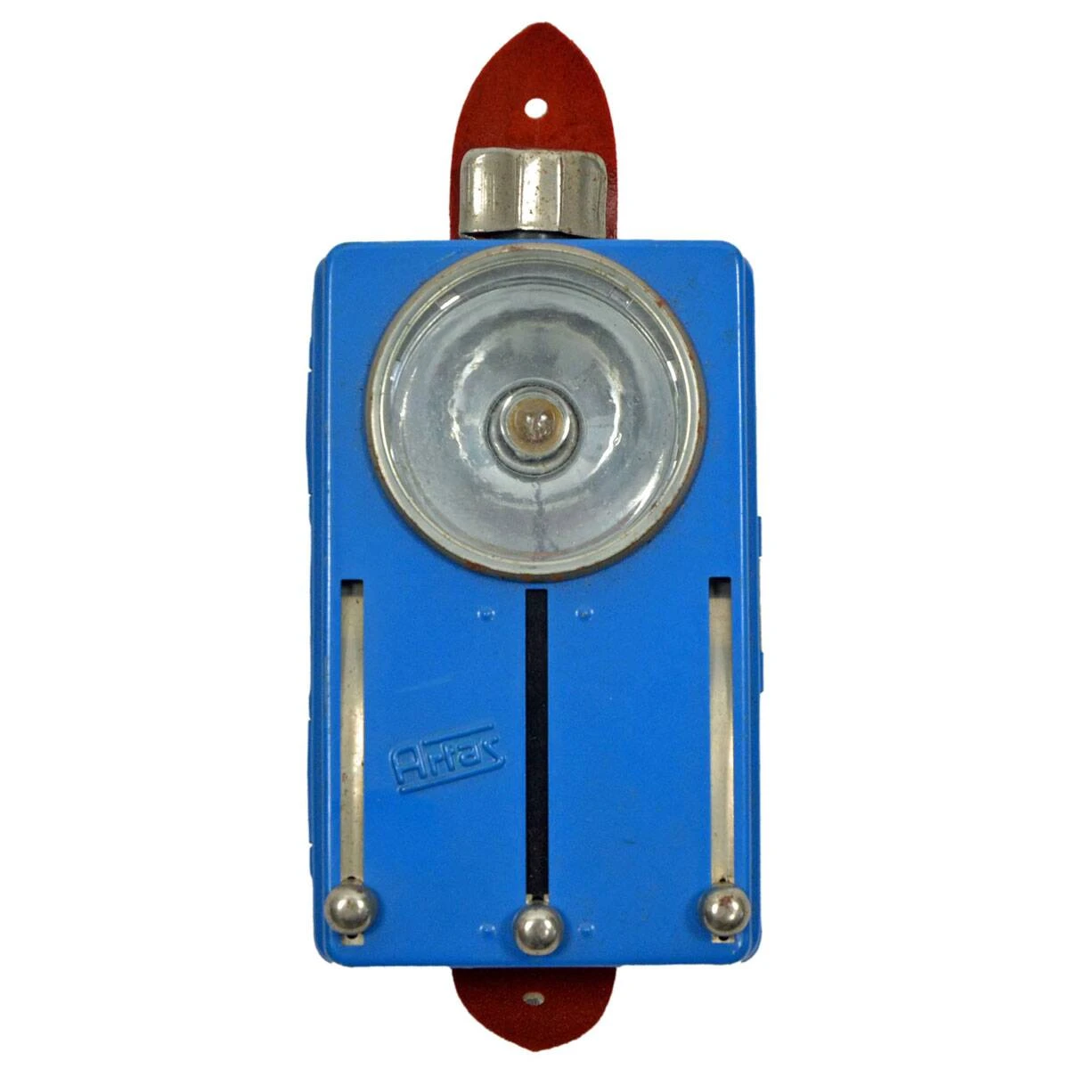 NVA Taschenlampe Blau Gebraucht 3 NVA Taschenlampe Blau Gebraucht