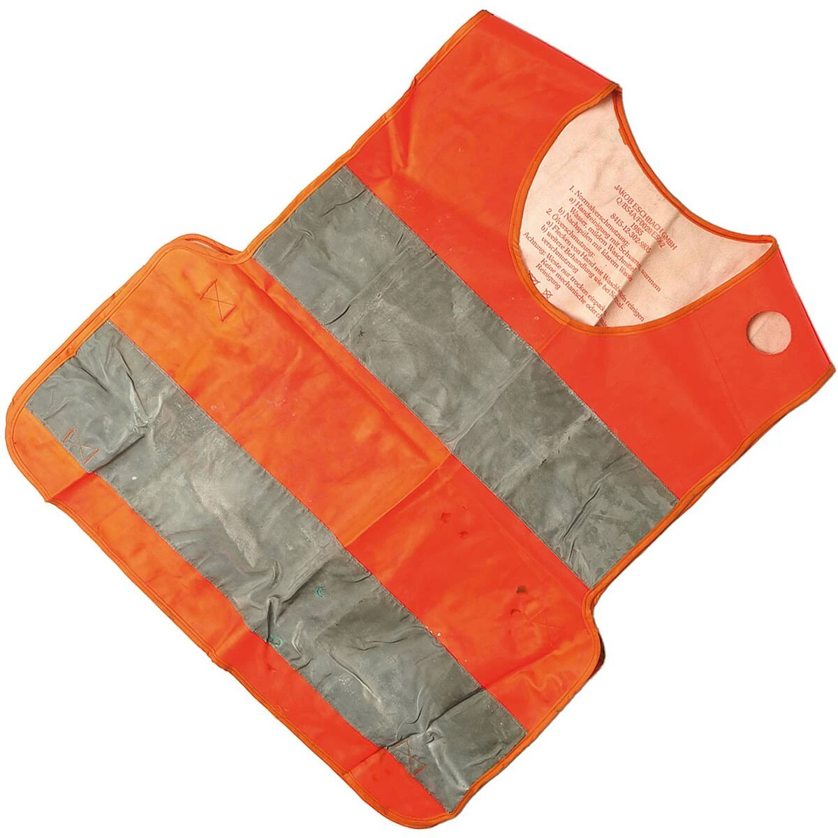 Original Bundeswehr Warnweste Gebraucht 4 Original Bundeswehr Warnweste Gebraucht – Bild 2